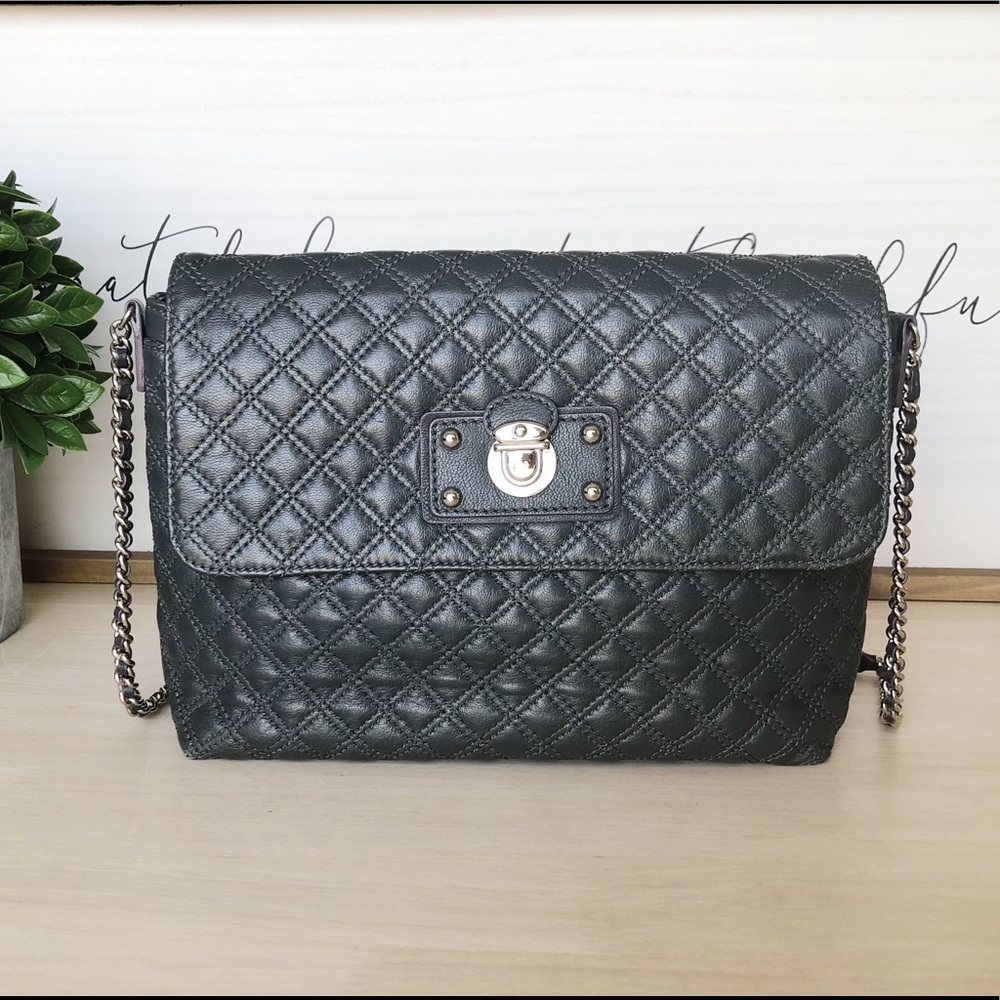 Marc Jacobs Rare Dark Grey Quilted Purse